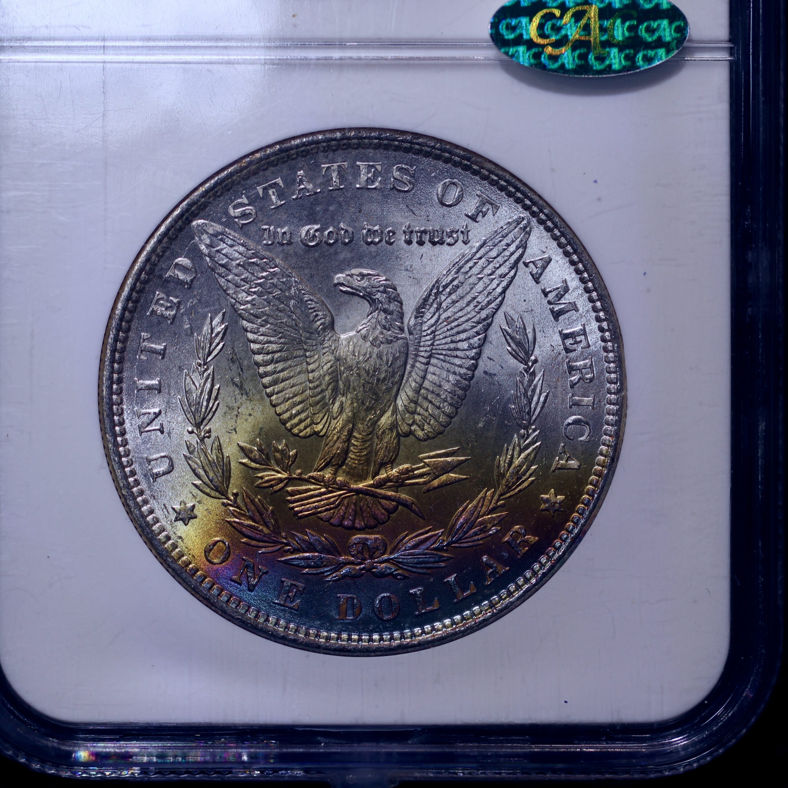 1880-S Morgan Dollar Spotlight: The Science and Beauty of Coin Toning